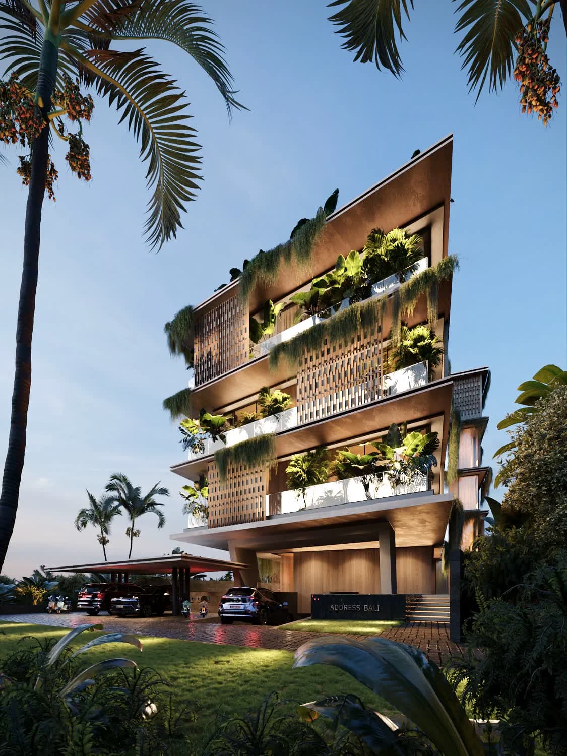 Building Exterior Night 1