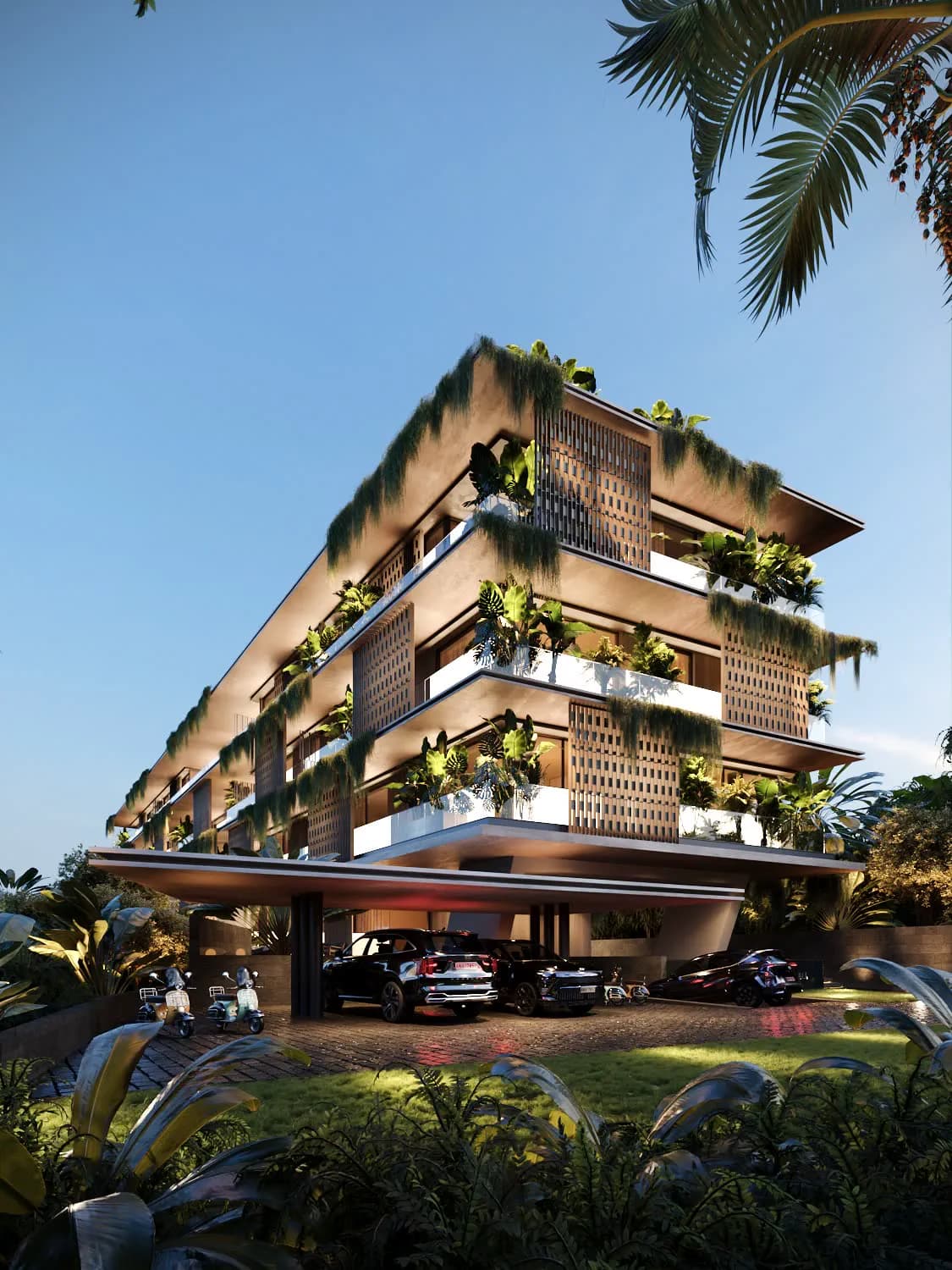 Building Exterior Night 2