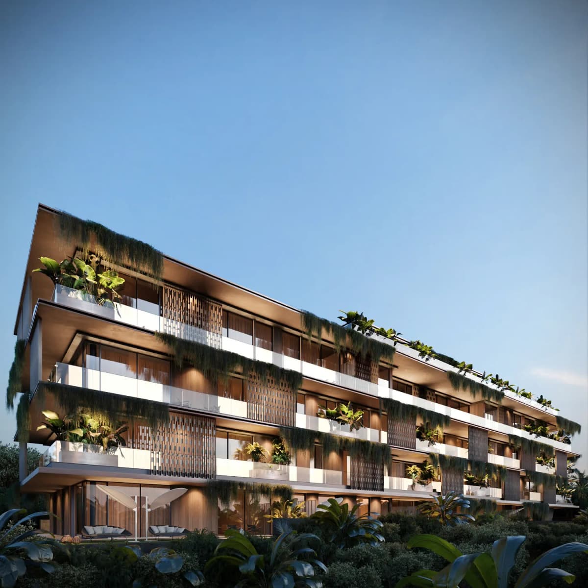 Building Exterior Night 8