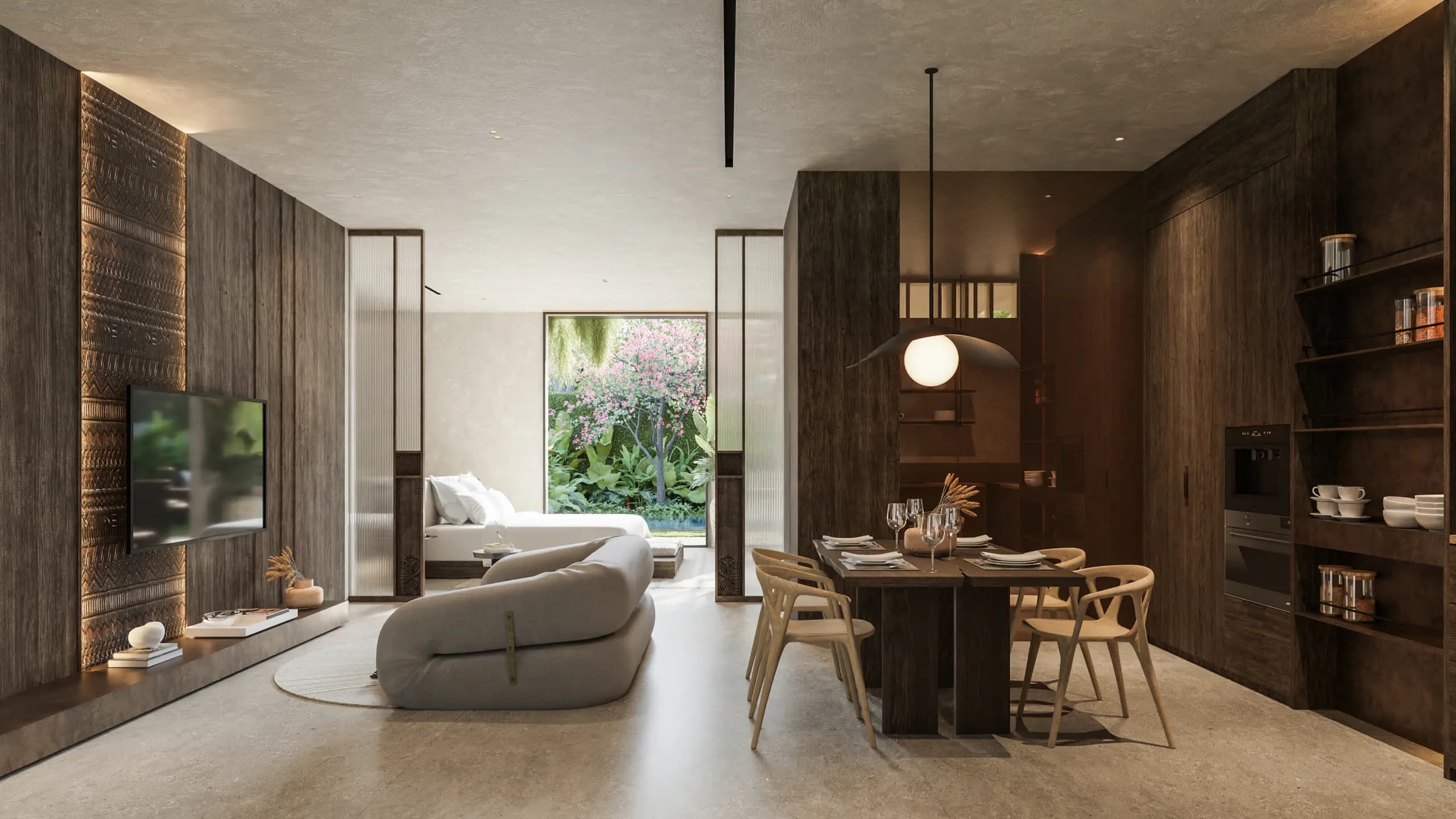 One Bedroom Living Room