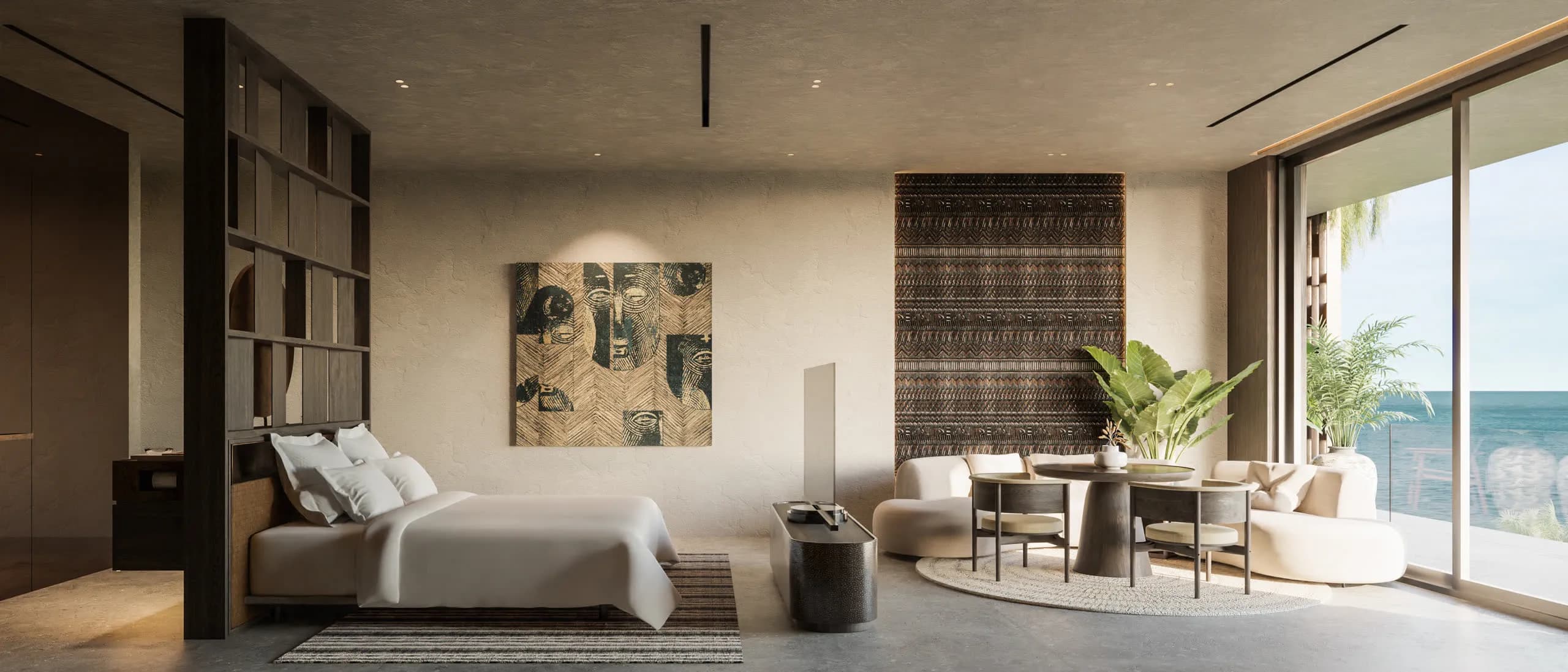 Seaview Studio Bedroom